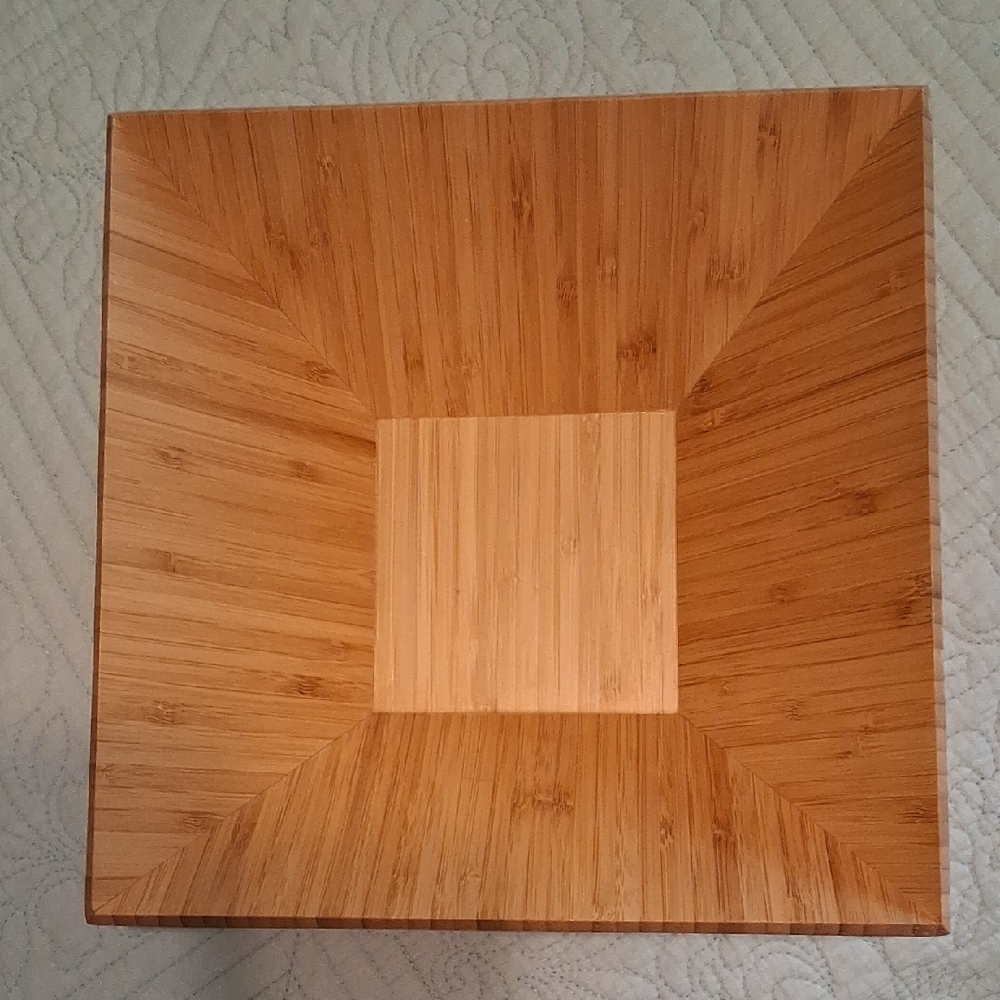 CORE 11" Square Bamboo Serving Bowl, NWOT